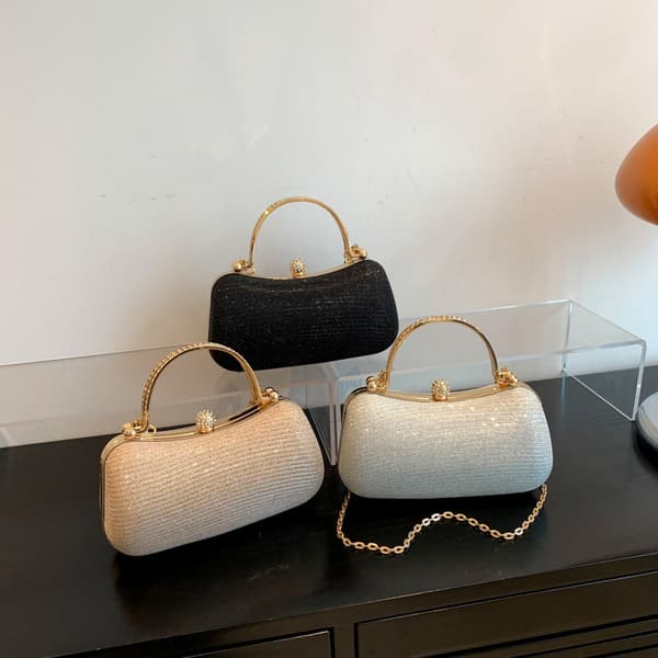 e Små PVC Skulder Crossbody Tasker Til Kvinder Hit Håndtasker Silver