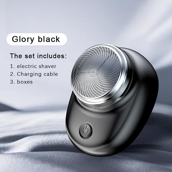 Sähköinen parranajokone Kannettava Razor Travel Attire USB ladattava Black