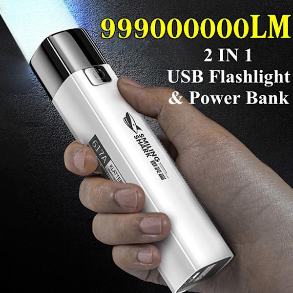 Ultra Bright Tactical LED-taskulamppu minitaskulamppu White