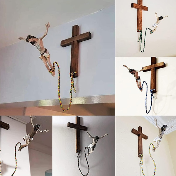 Bungee Jumping For Jesus Religiøs Atmosfære Dekorasjon
