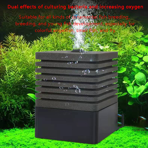 Biosvampfilter for akvarieluftpumpe