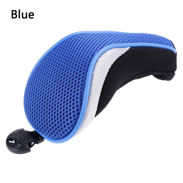 Mesh Golf Headcover Golf Club Rescue Head Covers Blue