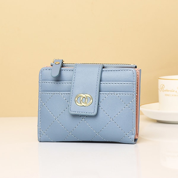 Plånbok för damer & Hasp e plånbok Plånbok Blue