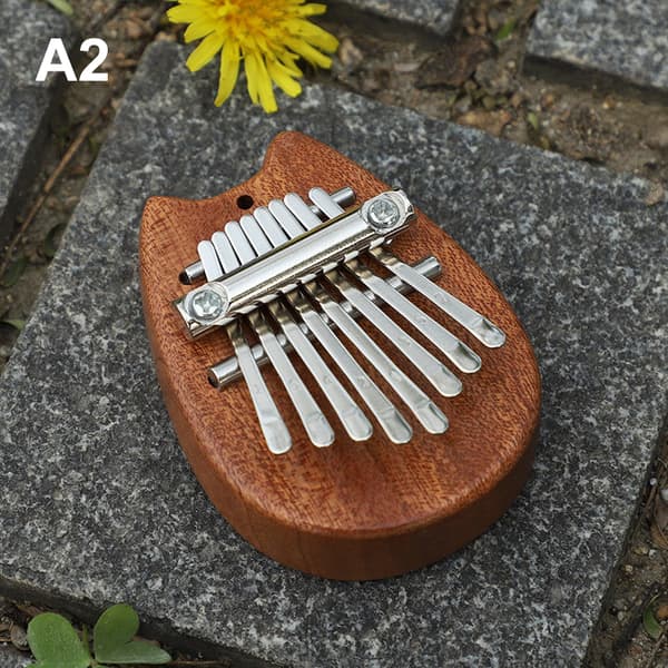 8 Key Kalimba Thumb Piano Present för barn Nybörjarmusik A2