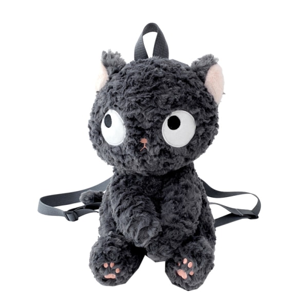 e Cartoon Little Black Cat Doll Bag Taske Cat Doll Plys Taske Black