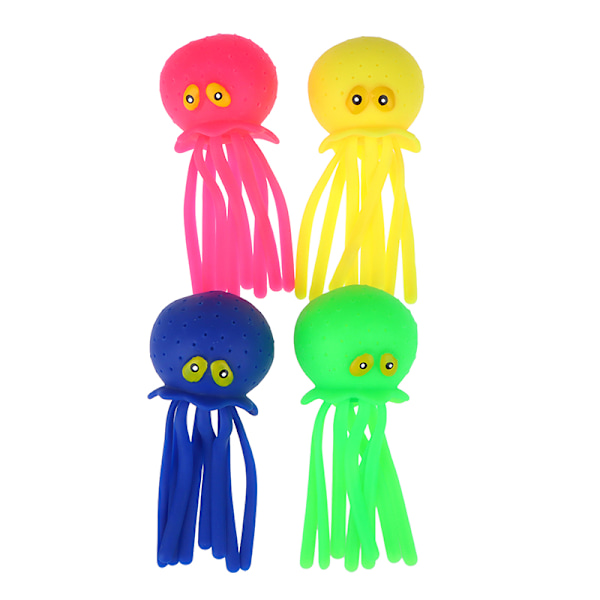 Octopus Vandbold Pinch Joy Børnebadelegetøj Vandlegetøj Yellow