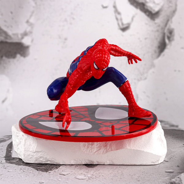 Marvel's Avengers Spider Man med piedestalfigurmodell PVC Solid