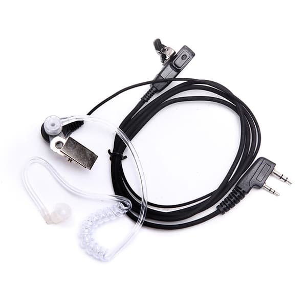 Air Tube Hörsnäcka Headset Hörlur Mic Hörsnäcka