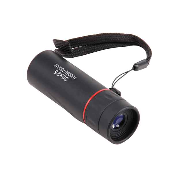 HD 30x25 monokulaariteleskooppikiikarit Zoomaustarkennus Black