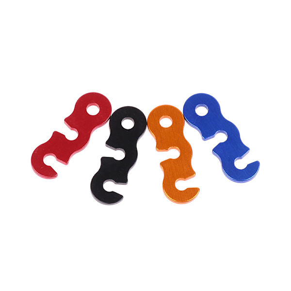 10 stk. Campingteltsnor Reb Spændere Fastener Kit Red 10 PCS