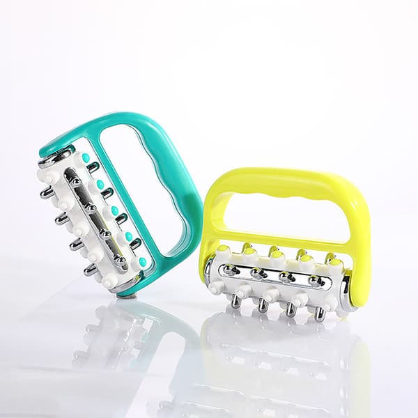 Cellulite Massager Roller Handle Fat Body Muscle Massager Yellow
