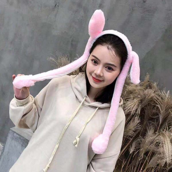 Bunny Ears Plysjleketøy hårbøyle hodeplagg Yellow