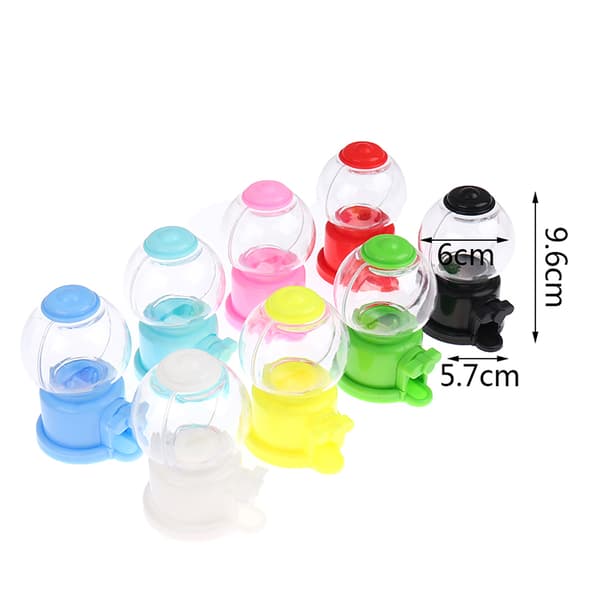 e Søtsaker Mini Godteri hine Bubble Toy Dispenser Myntbank Barn Til Blue