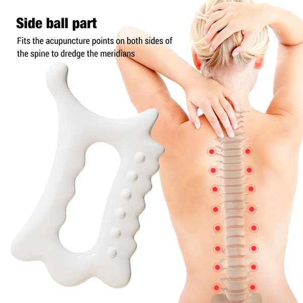 Gua Sha Board Ansiktsmassage Resin skrapverktyg