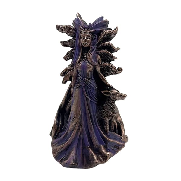 Hecate, den græske gudinde for magi, med sine hunde, statuefigur 1PCS