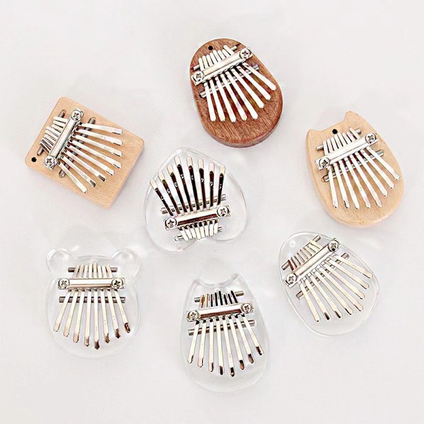 8 Key Kalimba Thumb Piano Gift For Kids Begynnermusikk A3