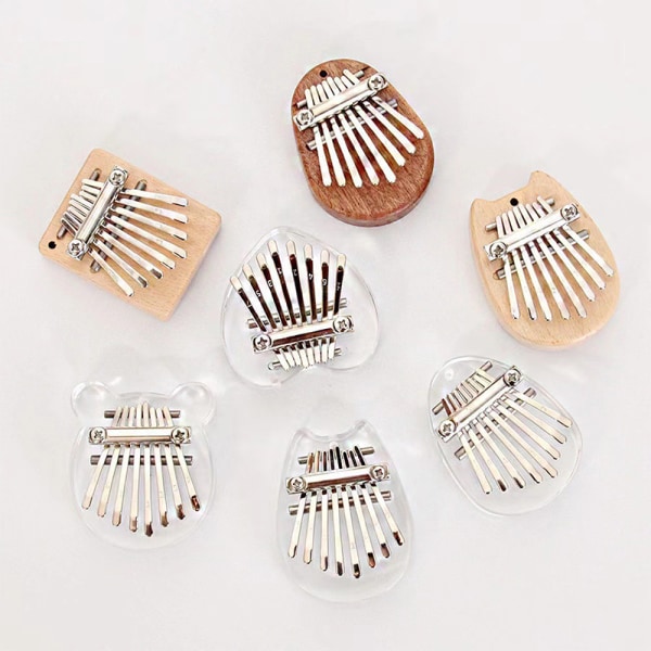 8 Key Kalimba Thumb Piano Gift For Kids Begynnermusikk A5