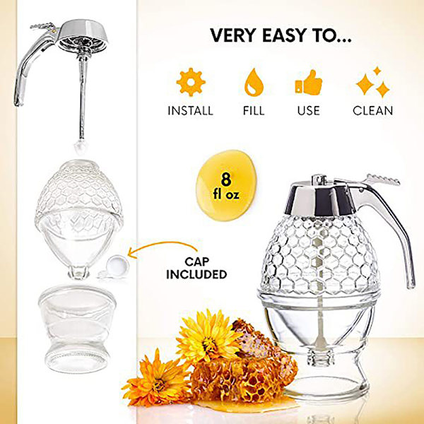 Juice Sirup Cup Bee Drip Dispenser Vannkoker Kjøkkentilbehør