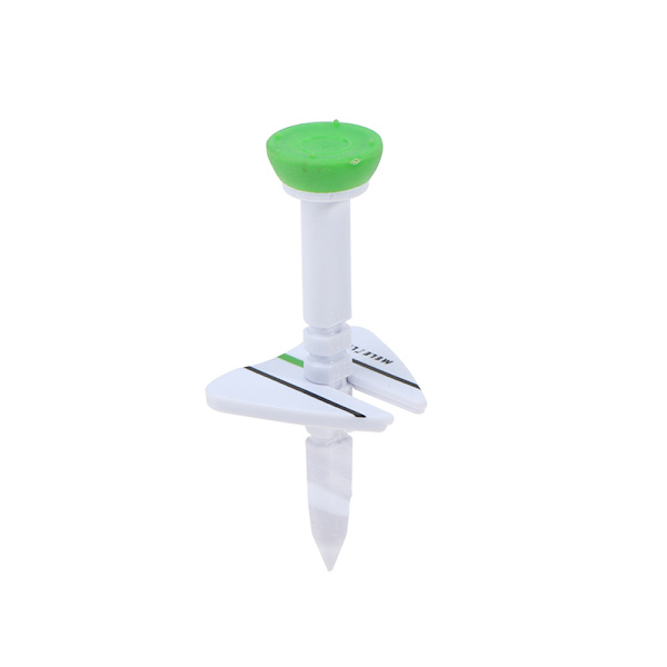 Double Golf Tee Step Down Golf Ball Holder T-paita Green