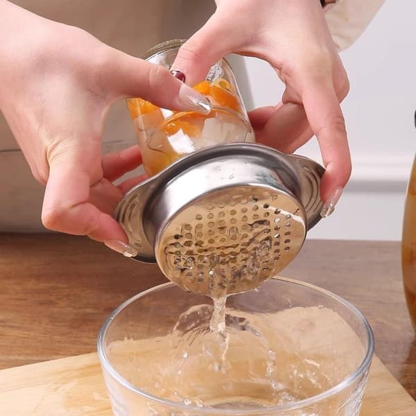 1 stk. Sil i rustfritt stål for hermetisering, kanalsil, hermetikkfilter
