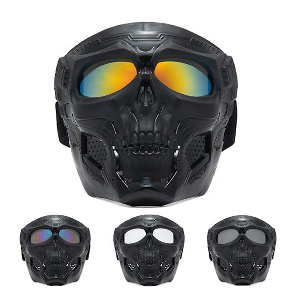 Motorcykel Goggles Mask Vindtæt Skull Motocross Goggles A3