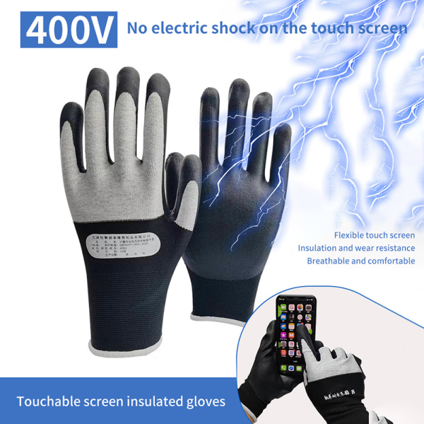 Elektriker Arbetshandskar Skyddsverktyg isolerande handskar A2