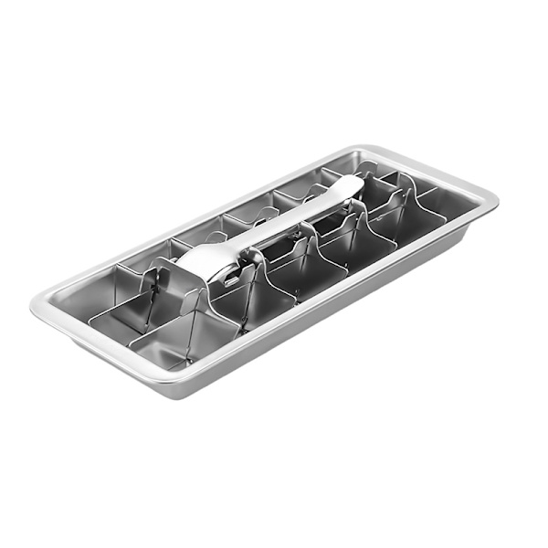 Isterningerbakker i rustfrit stål til fryser Silver