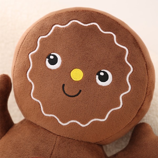 Julepynt Legetøj e Gingerbread Man Plushie Legetøjsdukke A8