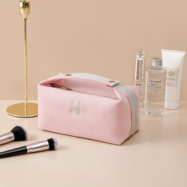 Simpelt vandtæt lærredsmakeuppose Fashion kosmetisk etui A2