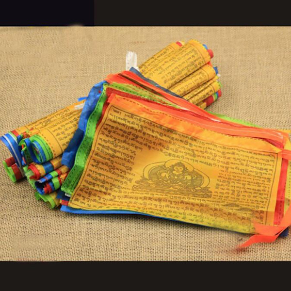 5M religiøse flag Tibetanske buddhistiske forsyninger Farve Tibet Banne