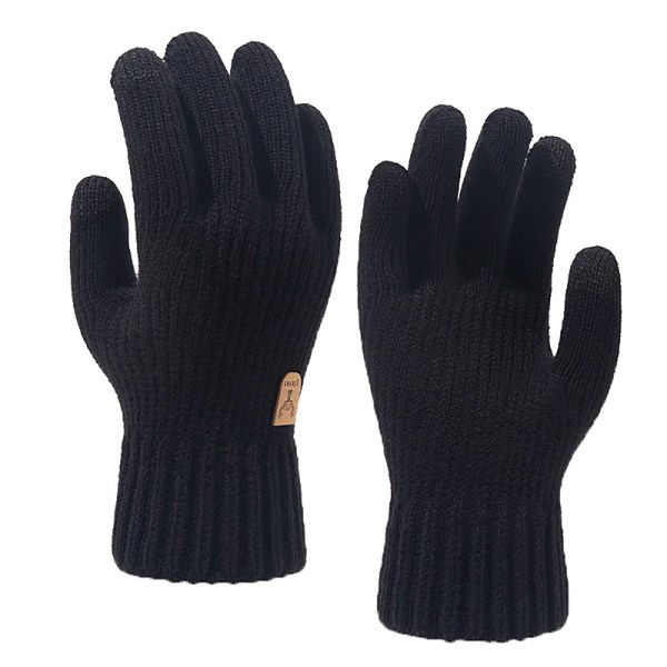 Vintervarme vanter Cashmere Handsker Koldsikker handske Black