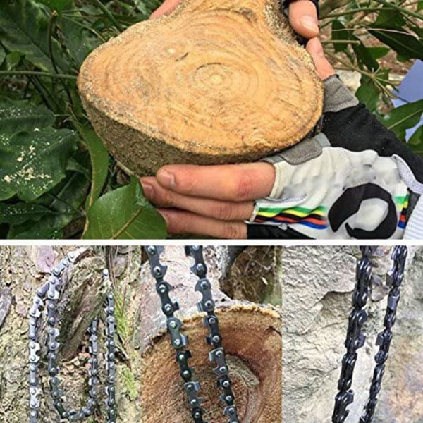 Pocket Chainsaw Emergency Survival Manual Steel Rope Chain Saw camouflage