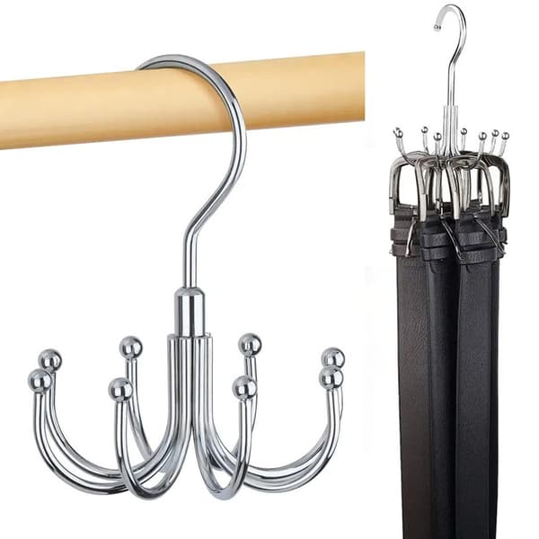 Multi-purpose Tøj Ophæng Roterbar Tøj 8-klo krog A