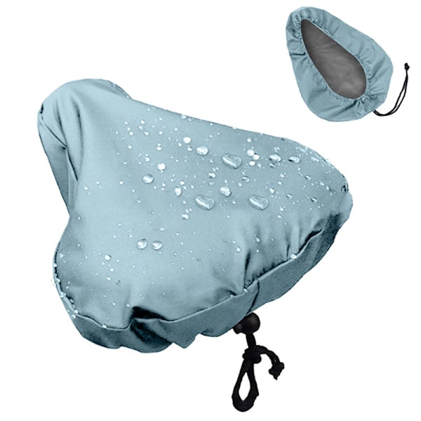 Utomhuscykelsits Cover Tillbehör Vattentät sadel Light blue