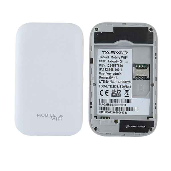 4G LTE Router WiFi Mobile Hotspot Trådlös Mifi Modem Router