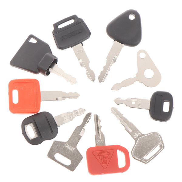 10 nyckel hinery Master key Set hinery Digger