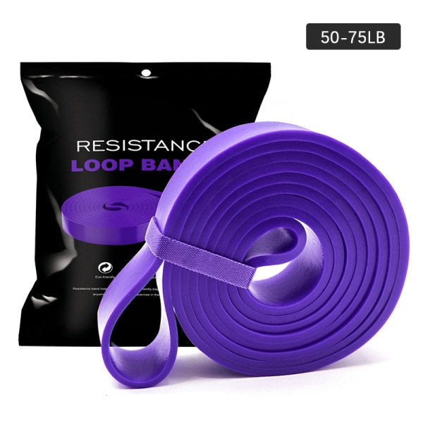 Pull Up Resistance Band Elastic Exercises Gummibånd Purple