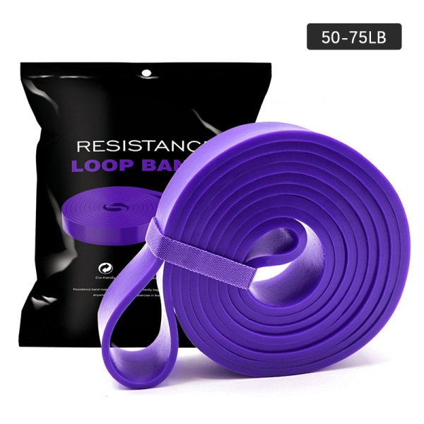 Pull Up Resistance Band Elastinen Harjoitukset Kuminauha Purple