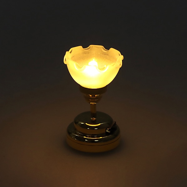 1:12 Dukkehus Miniatyr LED-lys Taklampe Lysekroneleke