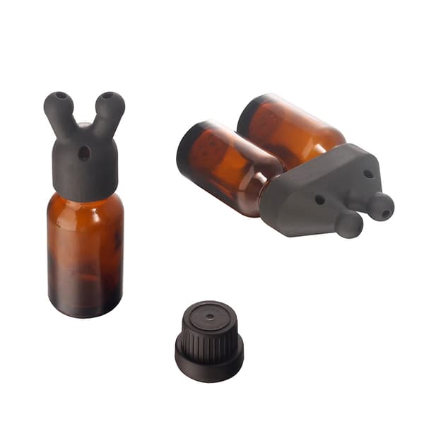 Läckagesäker Aroma Eterisk Oljeinhalator Dubbel Botten Eterisk double bottle