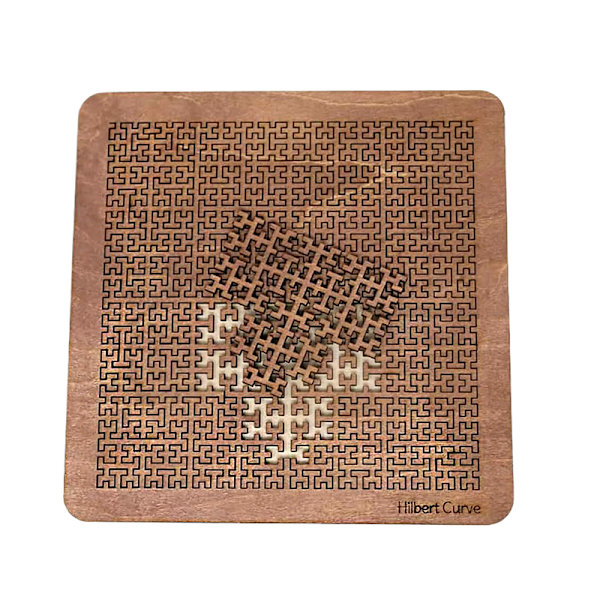 Fraktale Bakke Puslespil Beige
