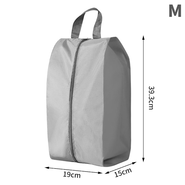 Støvtæt Vandtæt Sko Opbevaringstasker Nylon Sko Taske Gray M