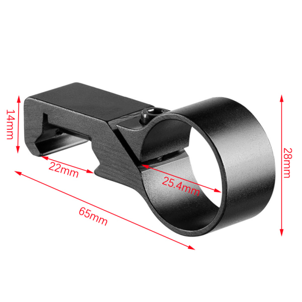 Ultralätt Picatinny Rail Offset Side Ring Mount Adapter