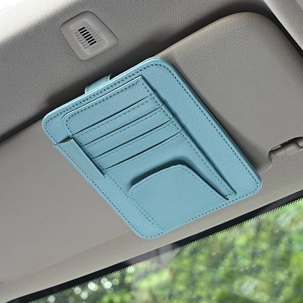 Auton aurinkolasien organizer Multi-Pocket Storage aurinkolasien pidike Black