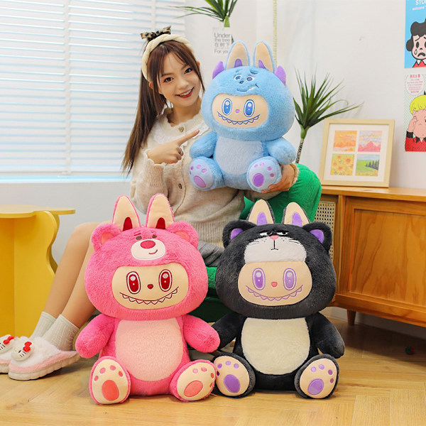 28/35cm e Anime Figur The Monsters Transformation Series Labub Blue 28cm