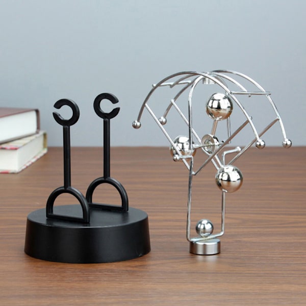 Perpetual Motion Newton Pendel Baller Swing Ornament B