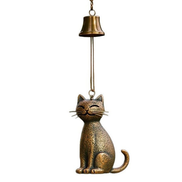 Kat Vindspil Unik Kat Haveindretning Udendørs Kat Statue Tema Style2
