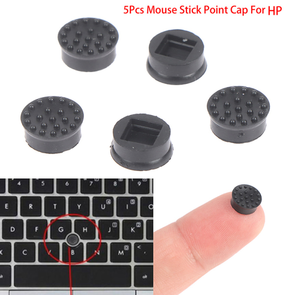 5 stk bærbar tastatur Trackpoint Pointer Mus Stick Point Caps one size