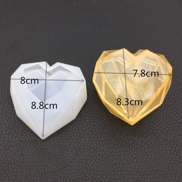 2kpl/ set Heart Design Box Mold Korulaatikon mold