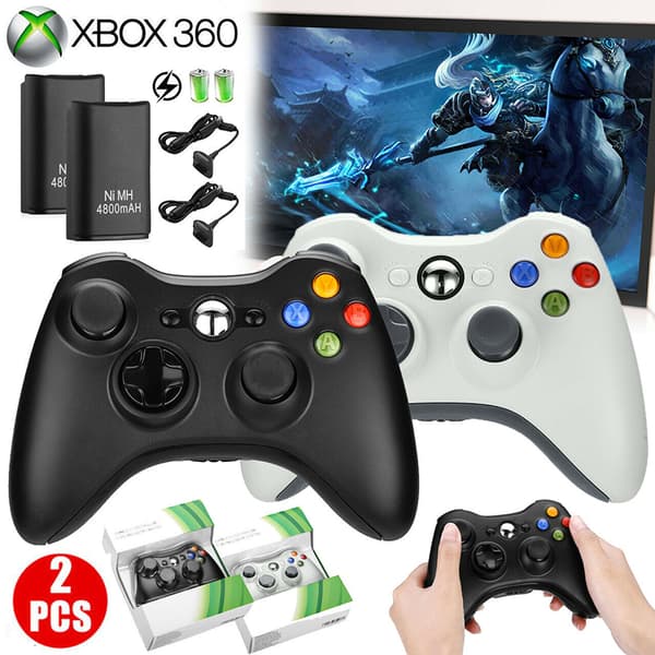 Spillkontroller Gamepad Joystick Pad for støtte-PC White